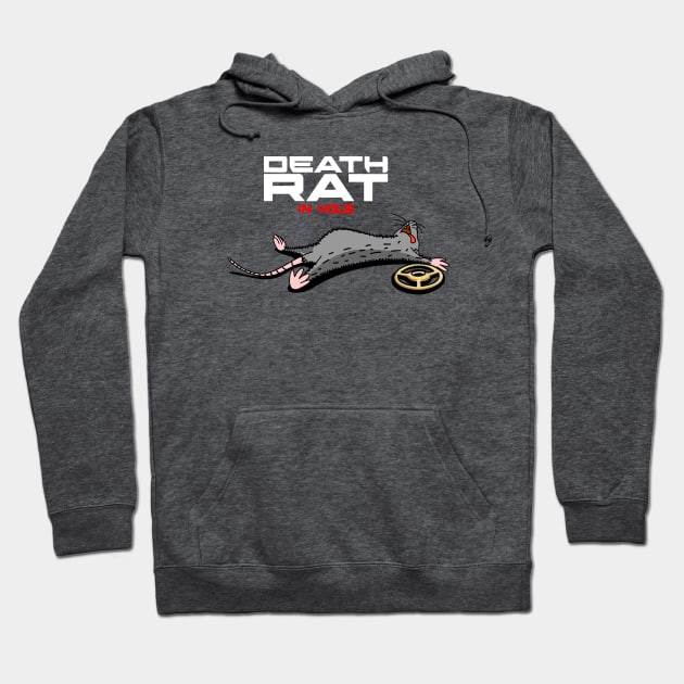 death rat Hoodie by small alley co